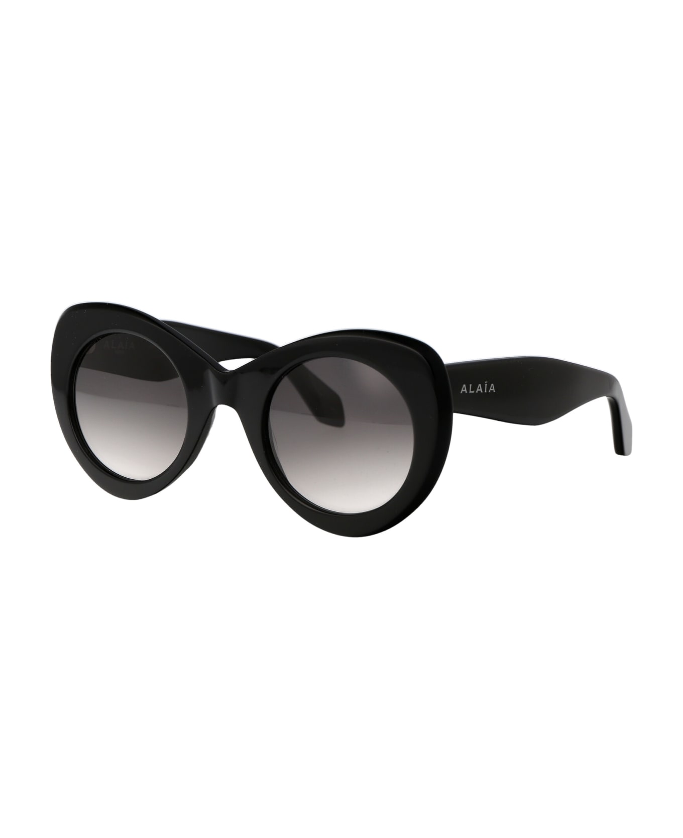 Alaia Aa0064s Sunglasses - 002 BLACK BLACK GREY