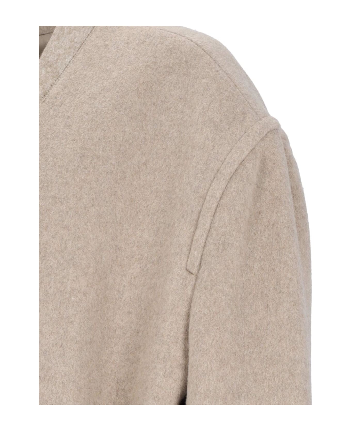 MM6 Maison Margiela Midi Belted Coat - Beige