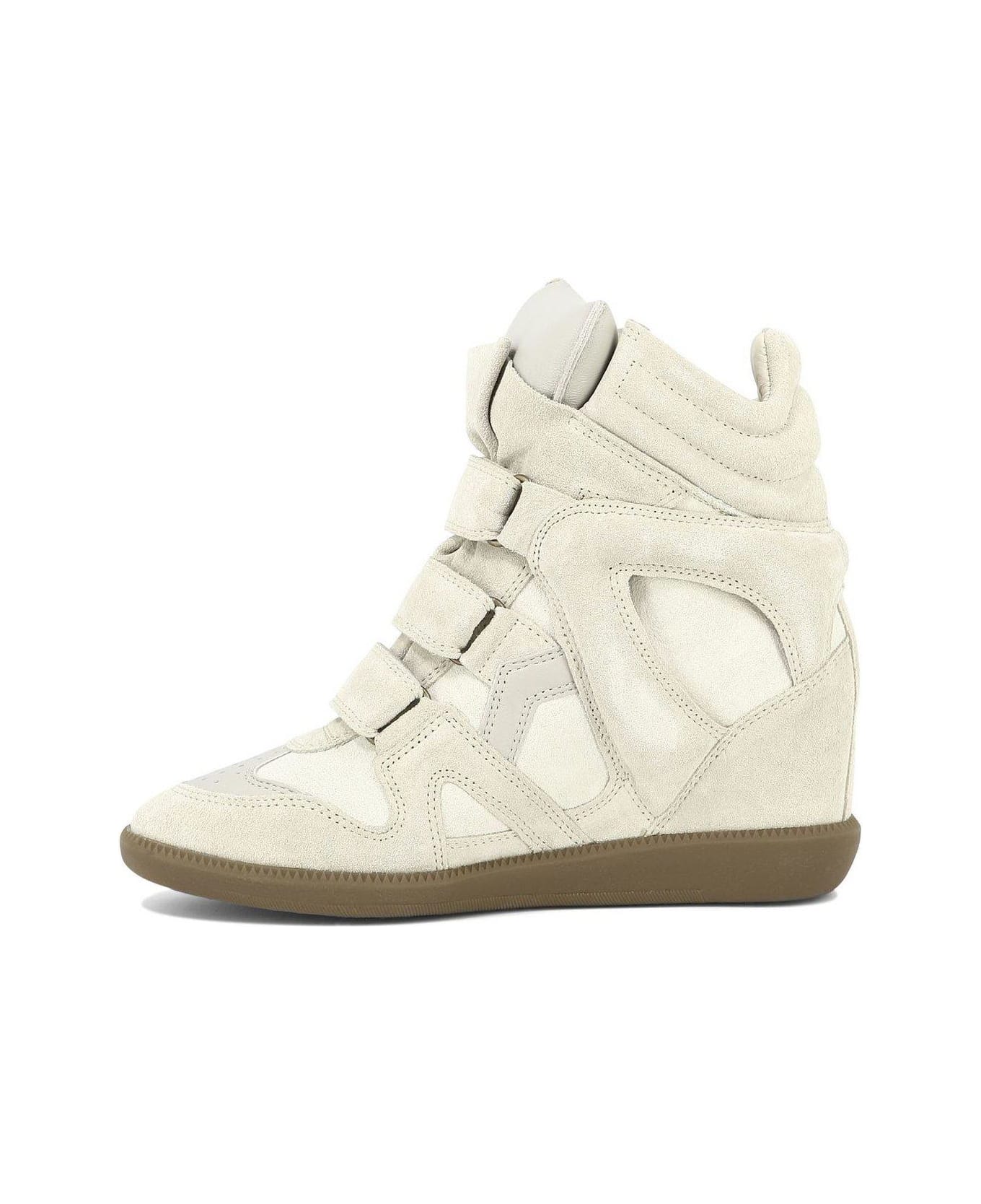 Isabel Marant Bekett High-top Sneakers - ECRU