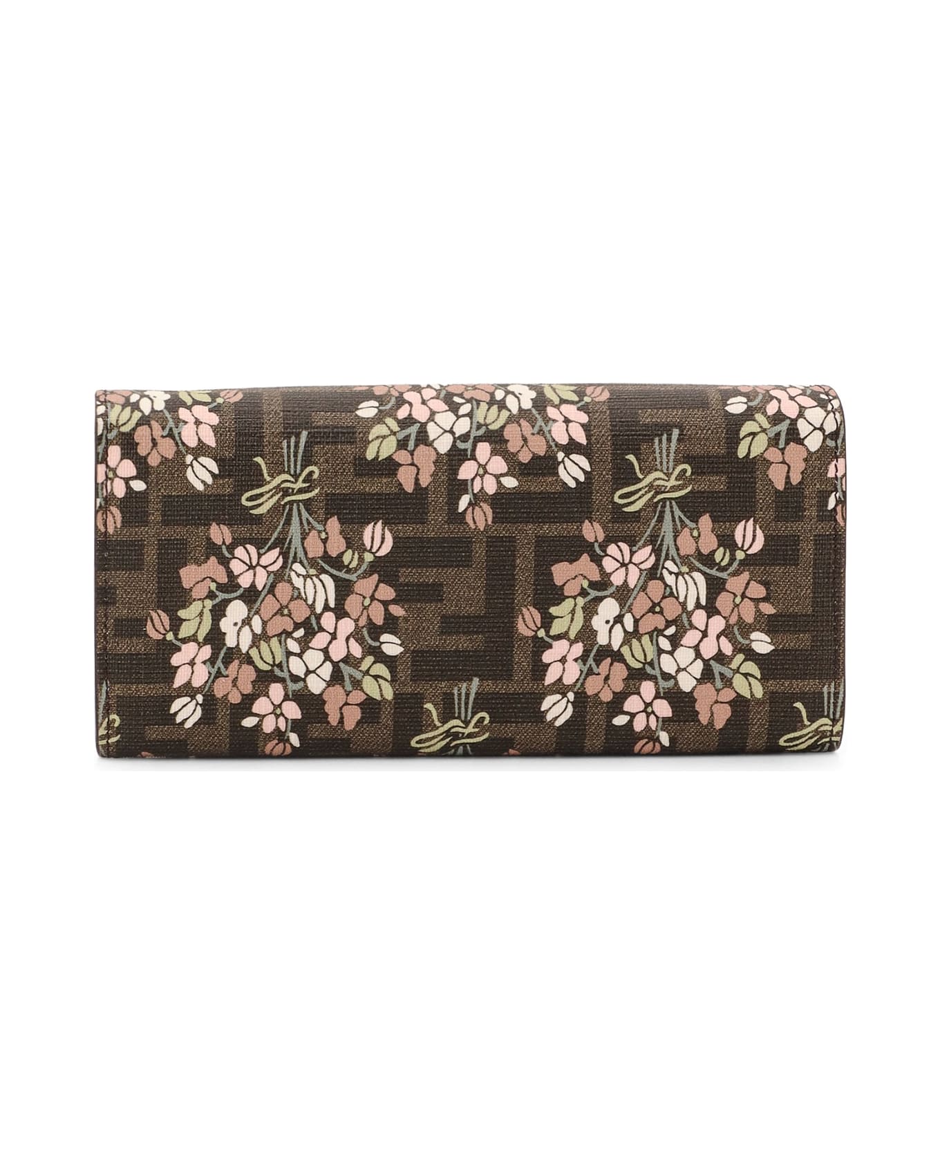 Fendi Continental Wallet - Brown