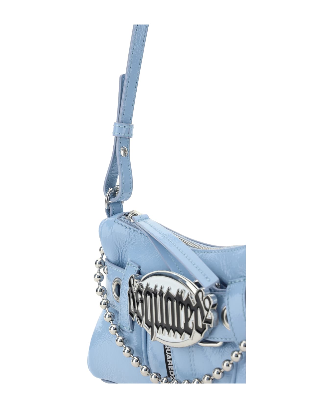Dsquared2 Gothic Belt Shoulder Bag - Azzurro
