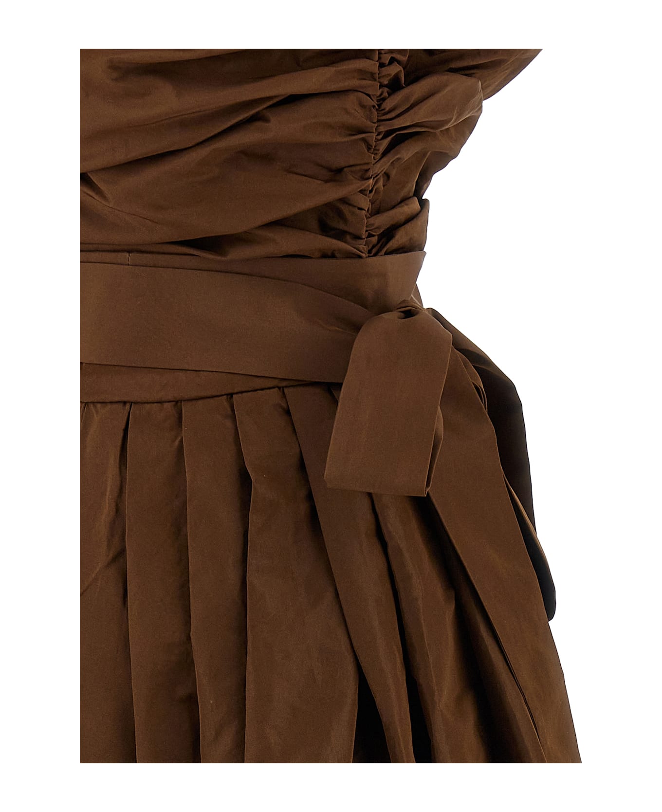 Pinko Pappagallo Dress - Marrone Terra Scuro