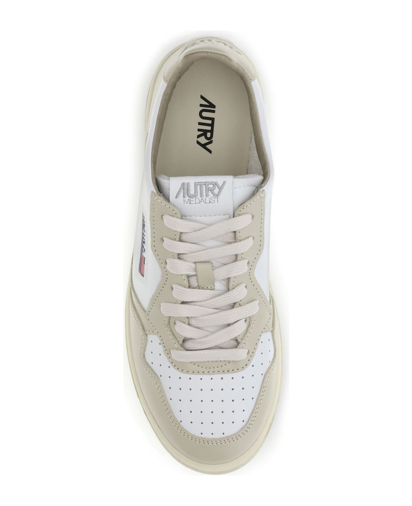 Autry Medalist Low Sneakers - WHITE/NEUTRALS