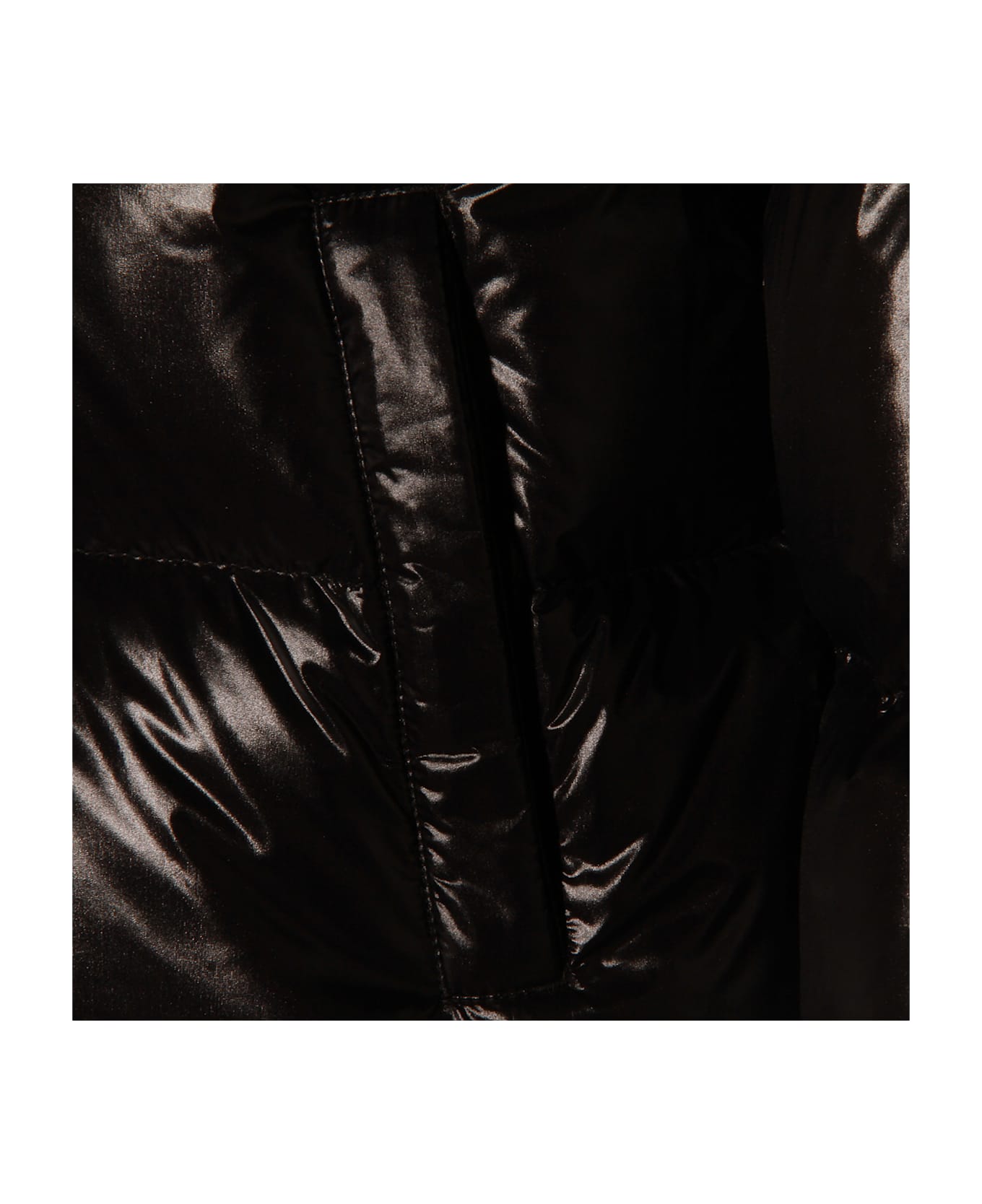 Moose Knuckles Black Nylon Down Jacket - Black