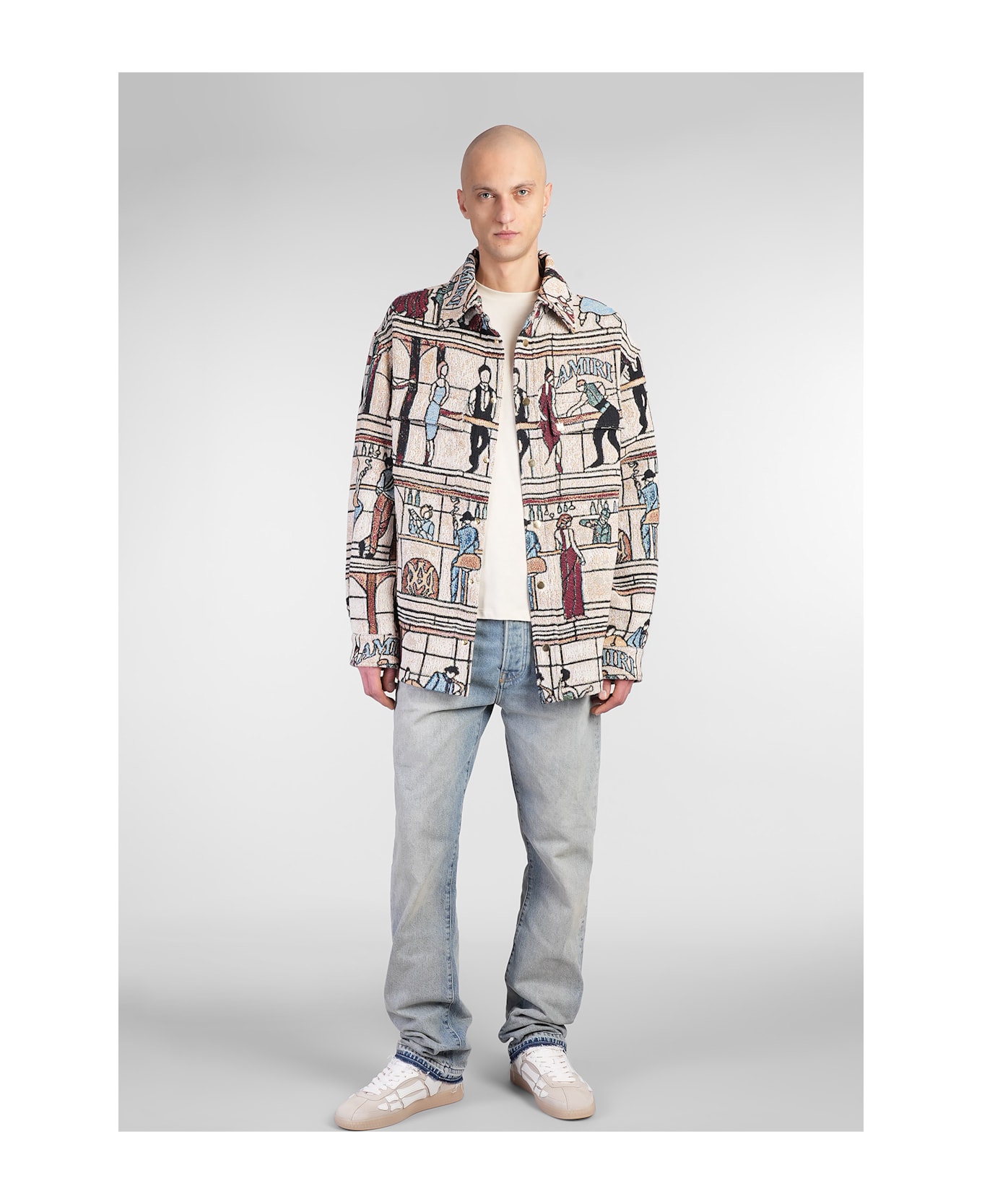 AMIRI Casual Jacket In Beige Cotton - beige
