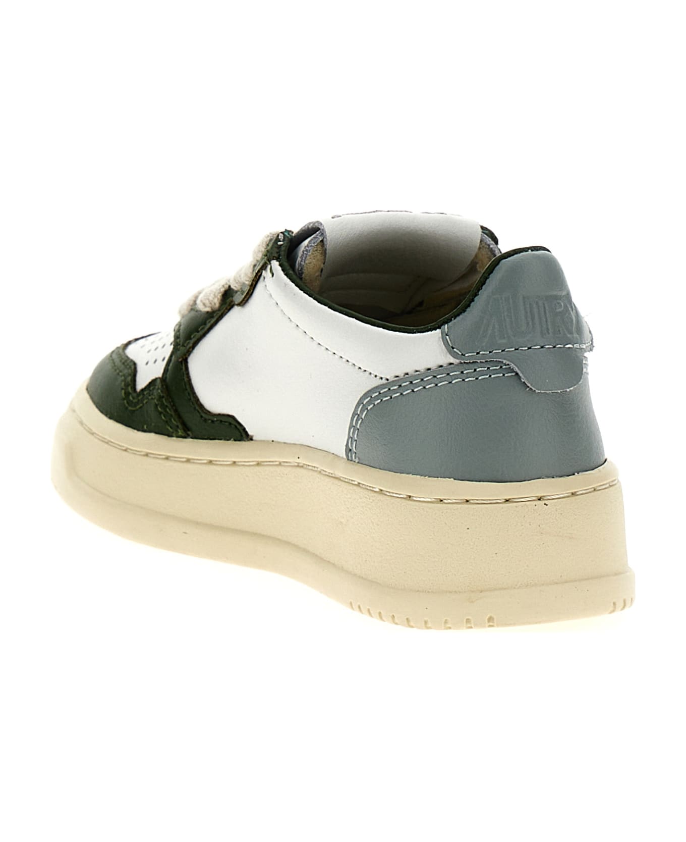 Autry Leather Sneakers - Mil Grey