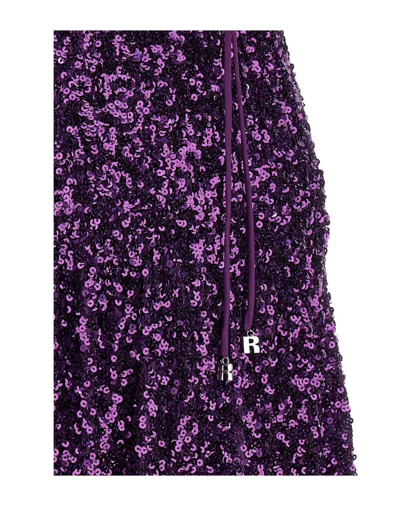 Rotate by Birger Christensen Sequin Embellished Maxi Dress - Purple