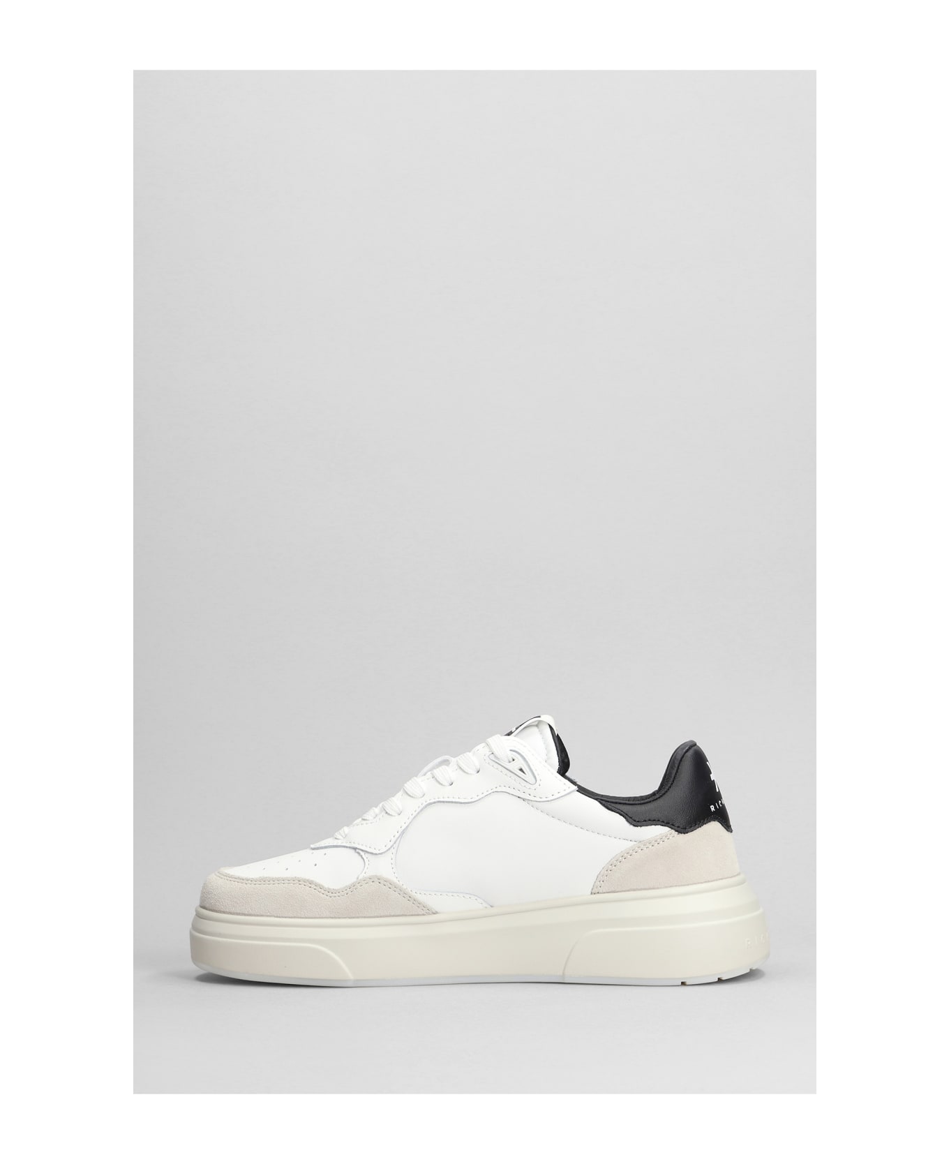 John Richmond Sneakers In White Suede And Leather - white スニーカー