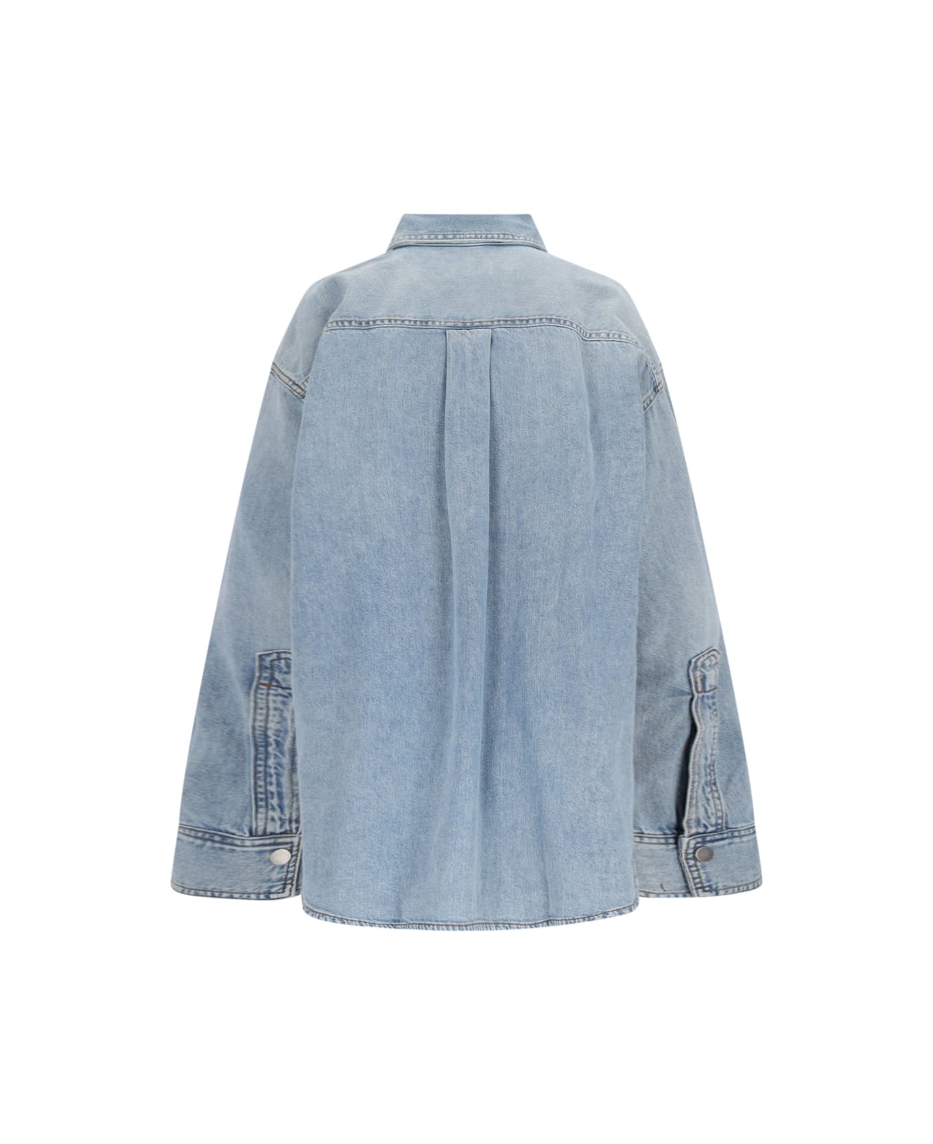 Haikure Denim Shirt - Light Blue
