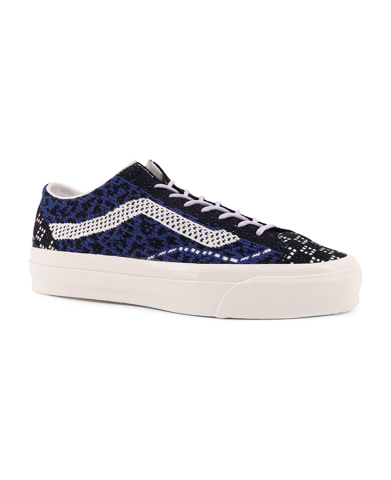 Vans Lx Old Skool 36 Ek Embroidered Synthetic Fabric Low-top Sneakers - CHEETAH NAVY