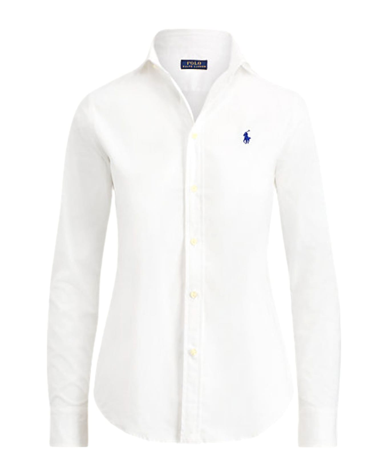 Polo Ralph Lauren Cotton Knit Oxford Shirt - BIANCO シャツ