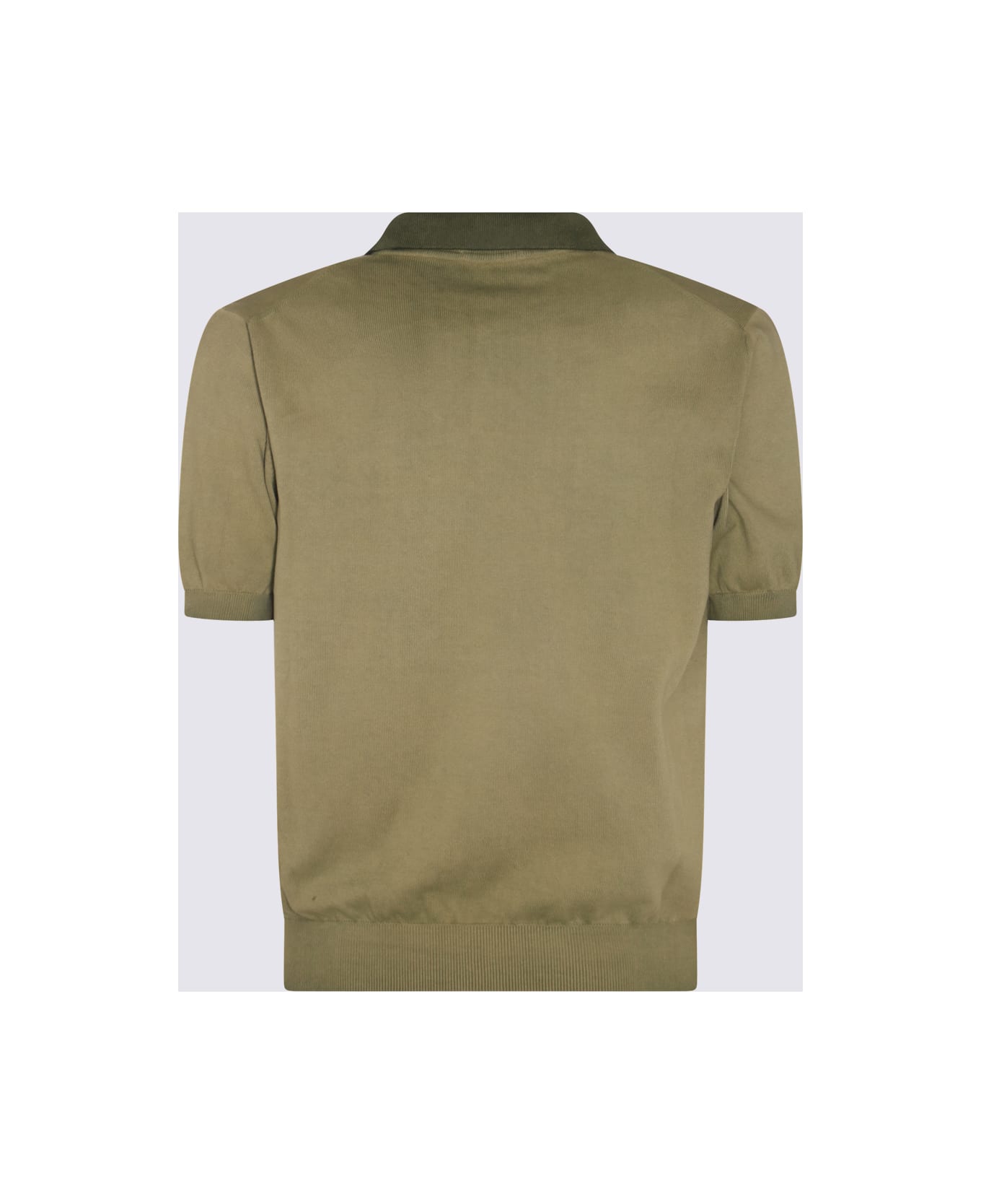 Altea Army Cotton Polo Shirt - Army ポロシャツ