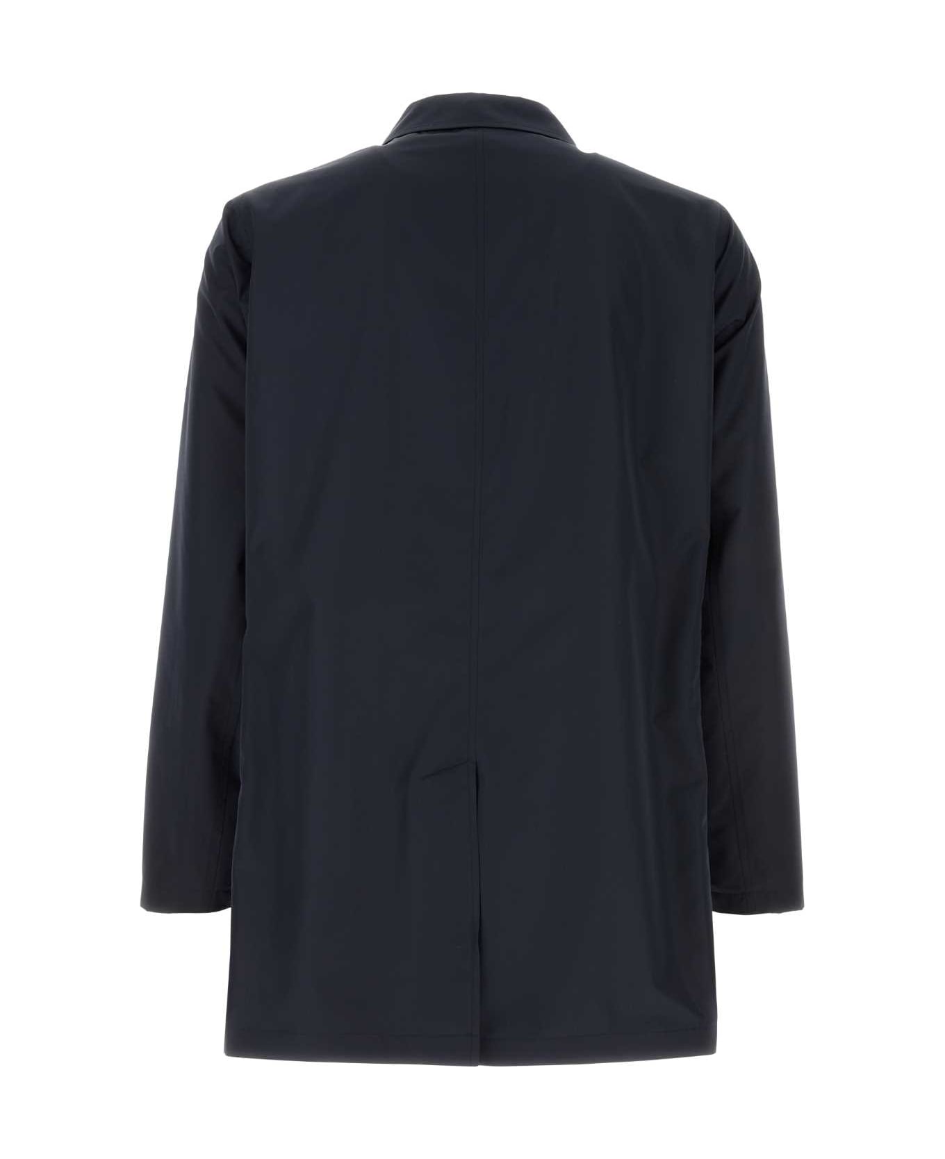 Herno Navy Blue Polyester Jacket