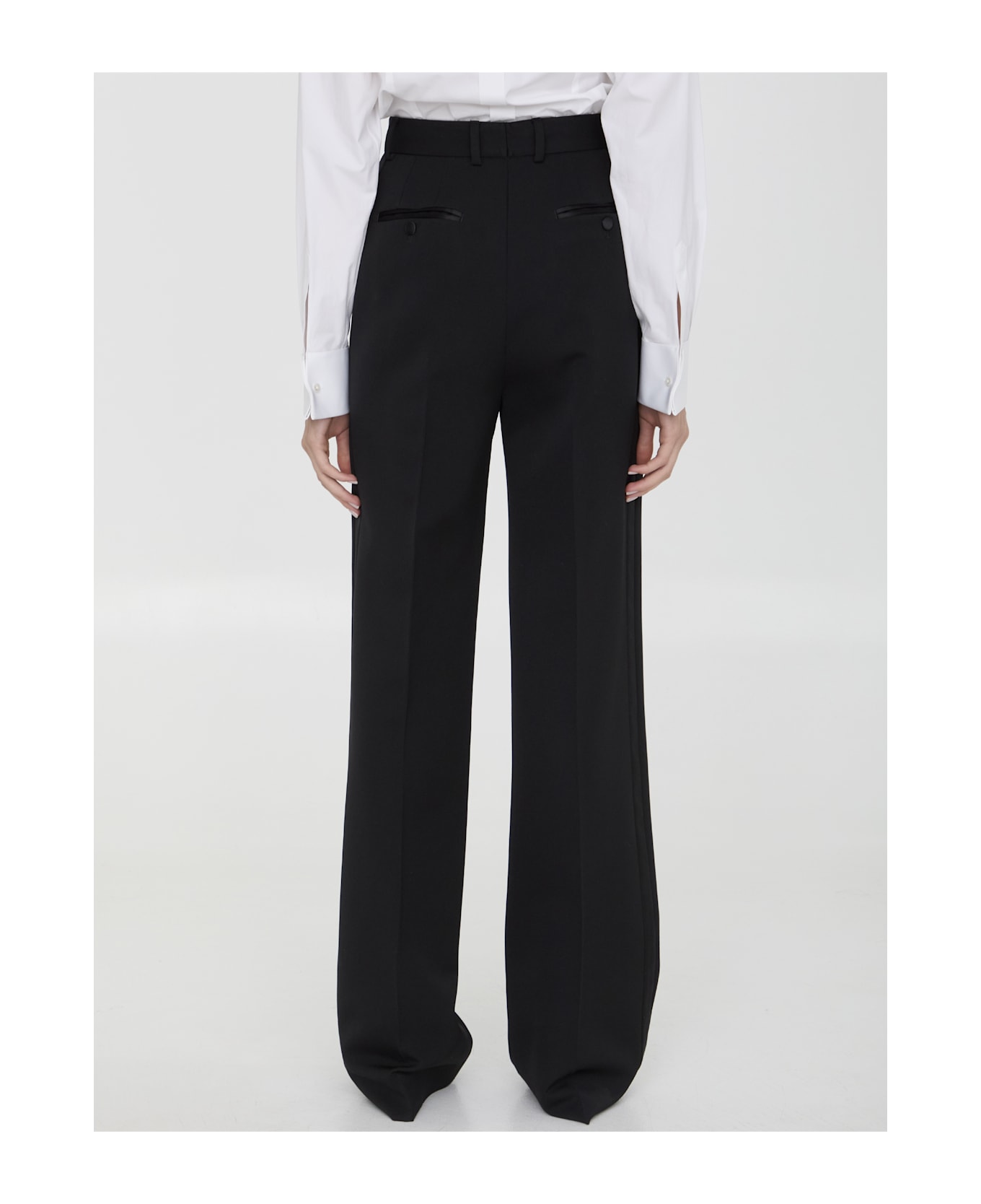 Dolce 
Gabbana Gabardine Tuxedo Pants - Black