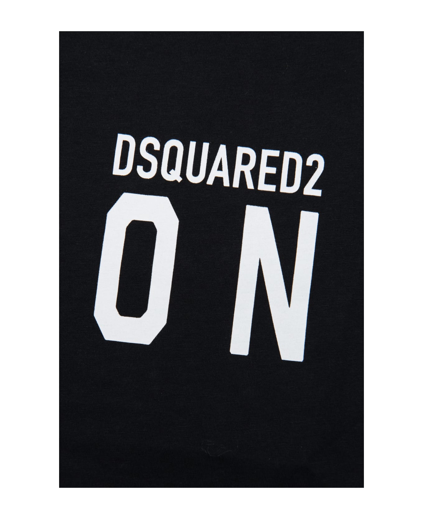 Dsquared2 D2t582u Relax-icon T-shirt Dsquared Icon Logo Crew-neck Jersey T-shirt - Black Tシャツ＆ポロシャツ