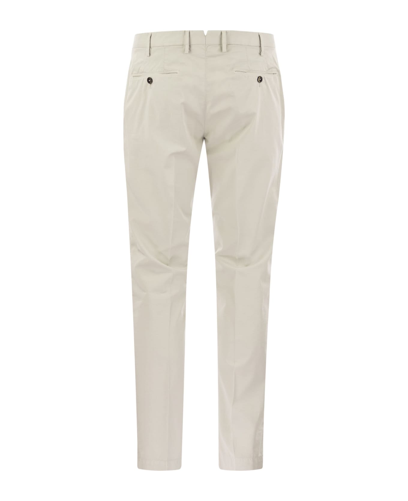 PT Torino Skinny Trousers In Cotton And Silk - Ice ボトムス
