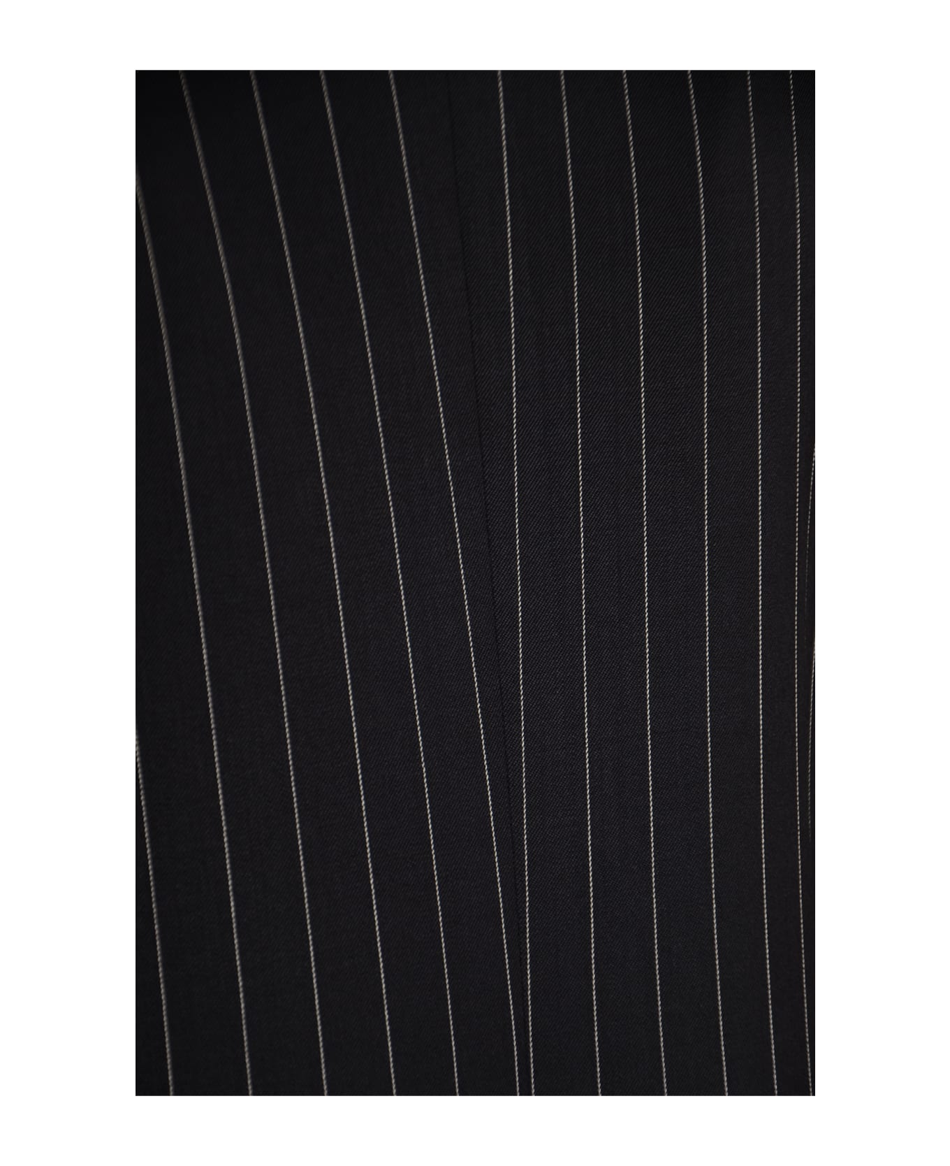MSGM Stripe Pattern Blazer - Navy