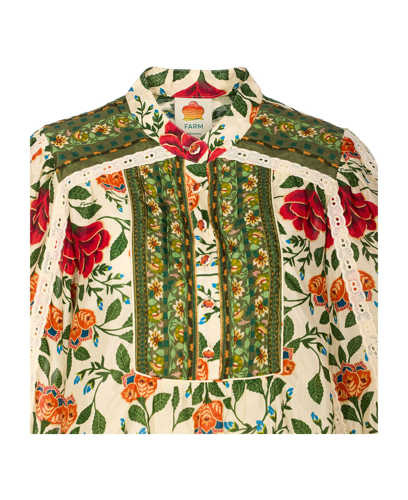 Farm Rio Garden Shirt - Green