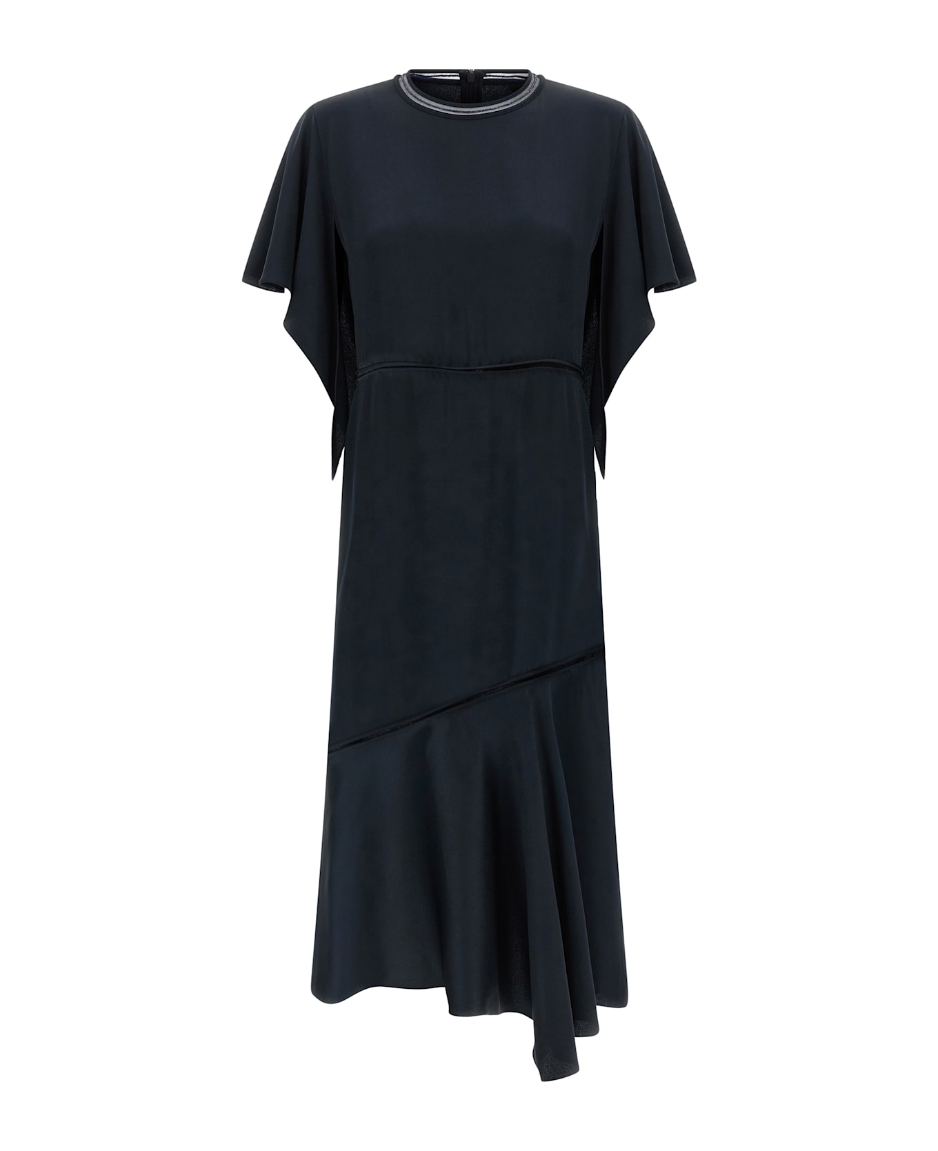 Fabiana Filippi Ruffle Dress - Blue