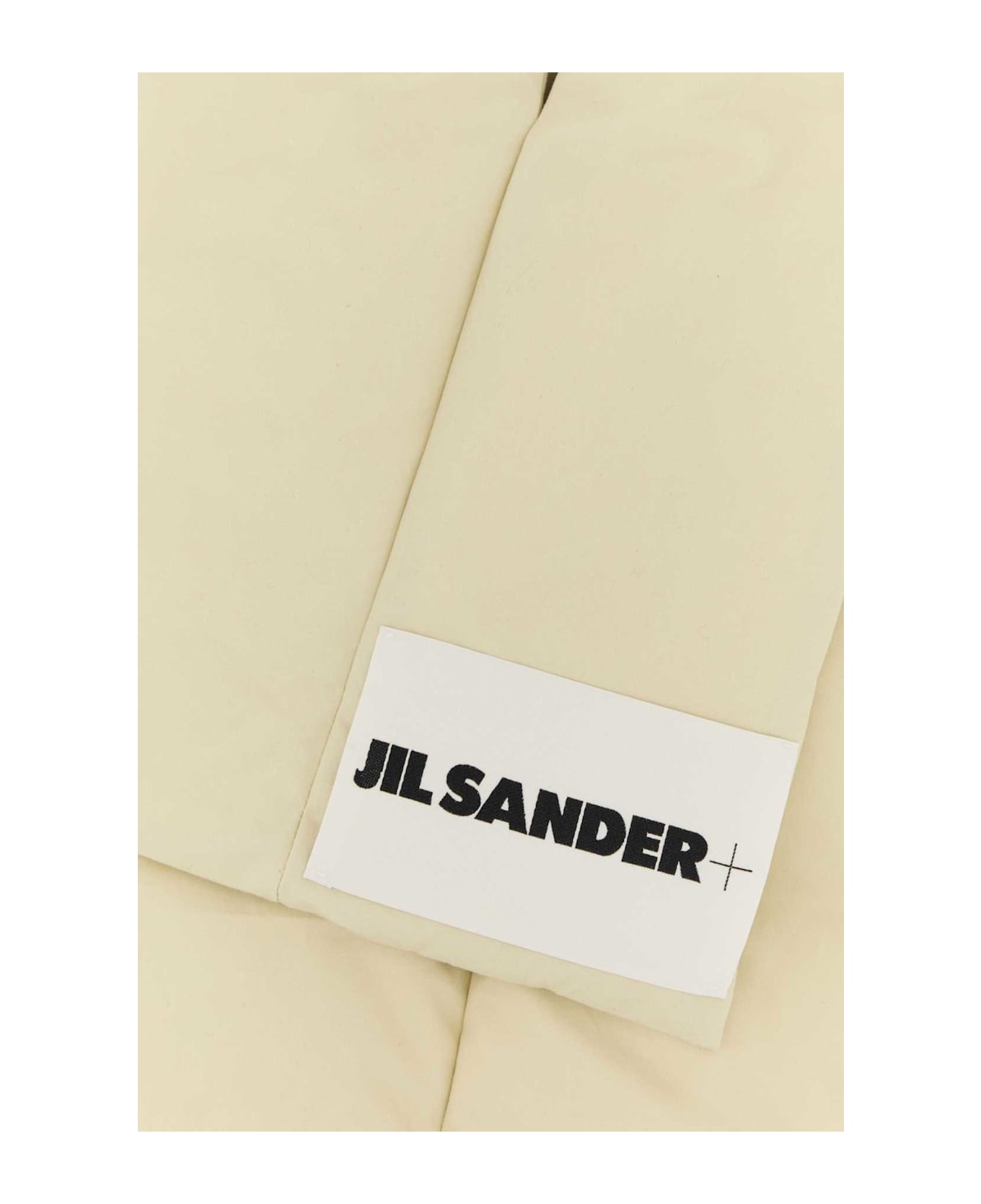 Jil Sander Cream Cotton Scarf - SAGE