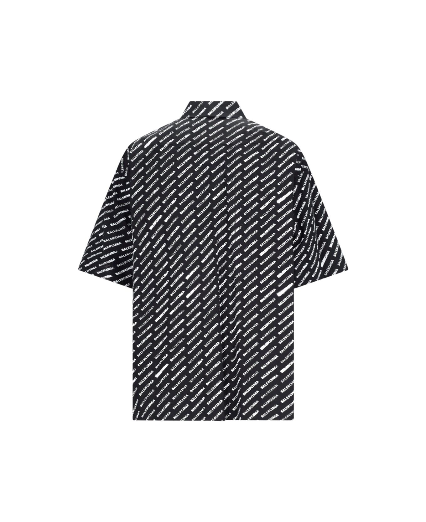 Balenciaga Logo Shirt - Black