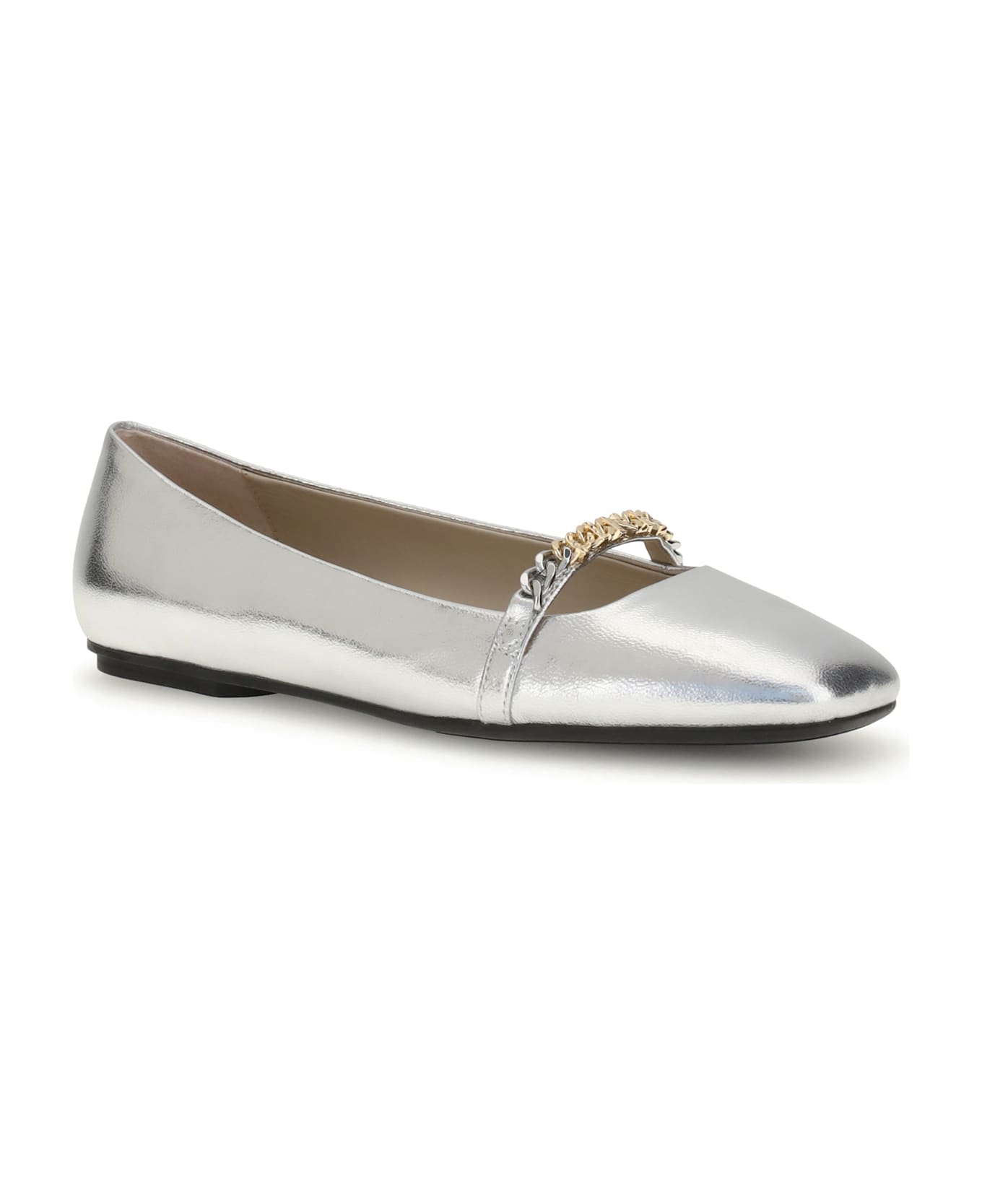 Pinko Metallic Ballerinas