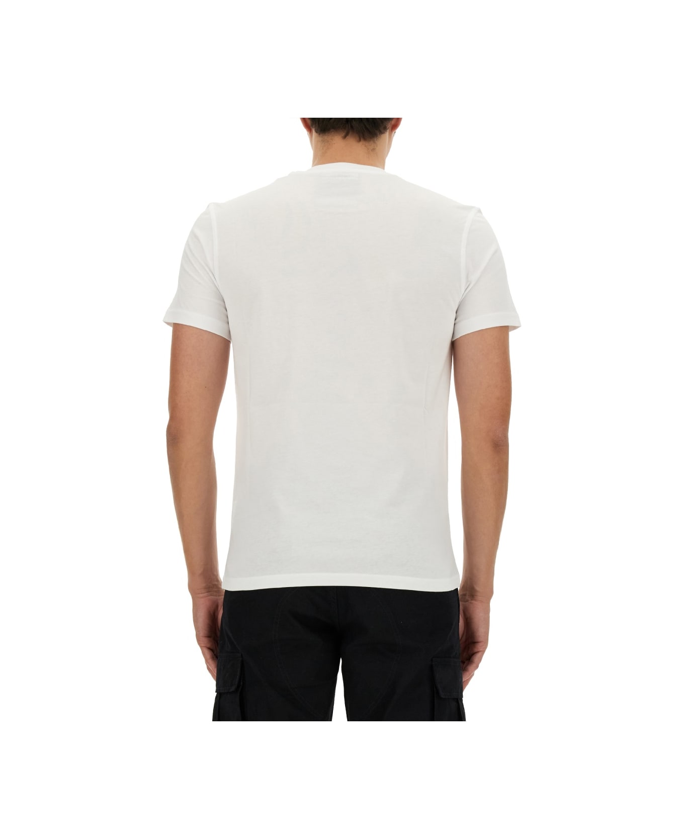 Moschino Logo Print T-shirt - WHITE