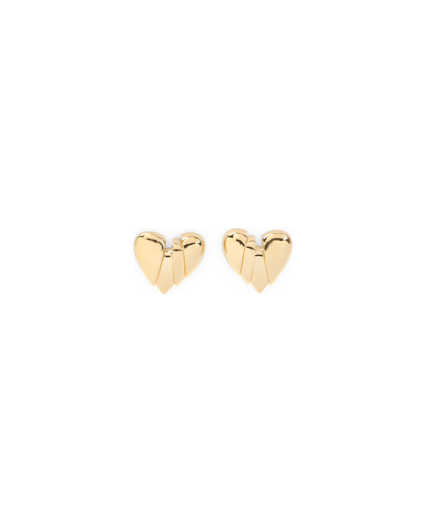 Amina Muaddi Heartbreaker Earrings - Gold