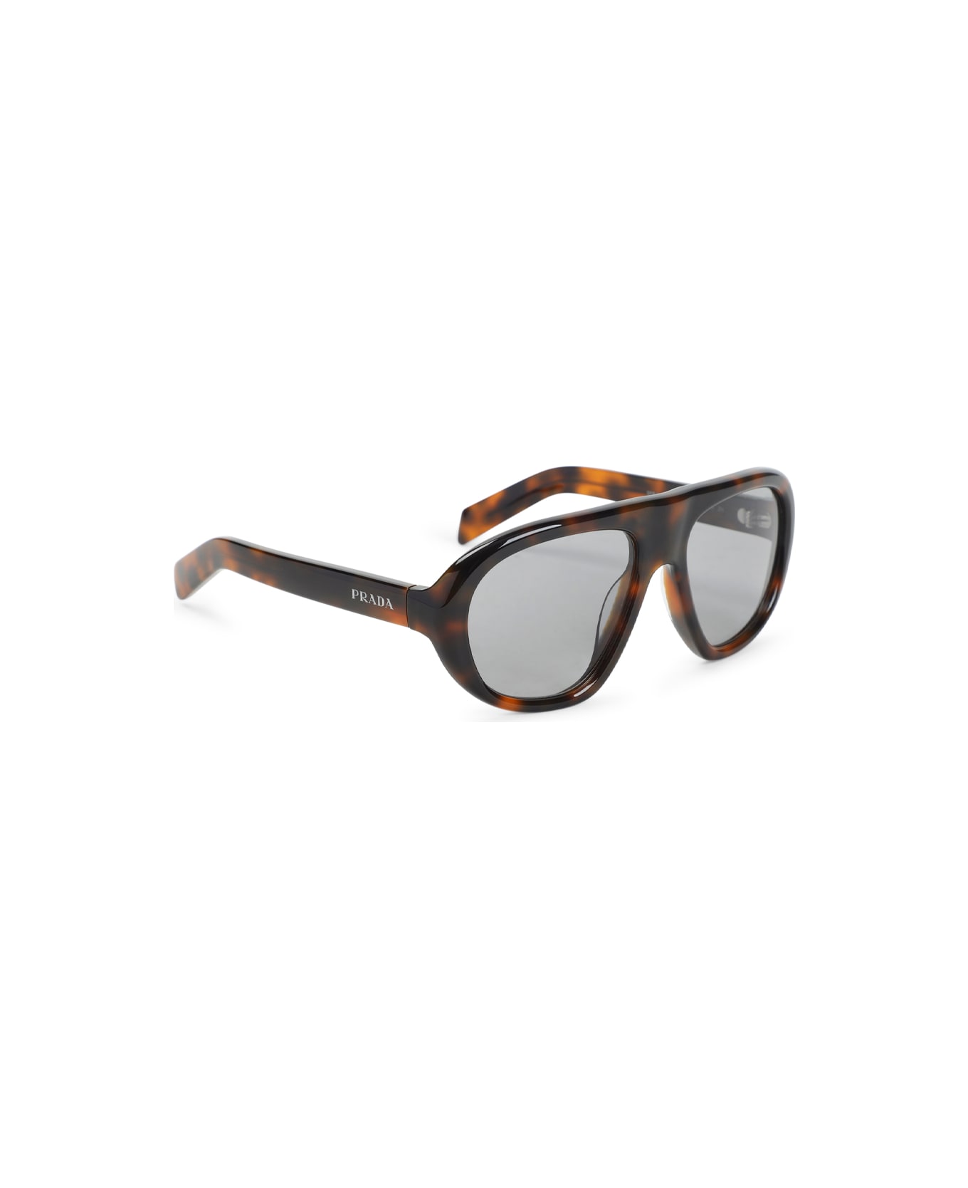 Prada Eyewear Logo Sunglasses - Q Juniper Tortoise