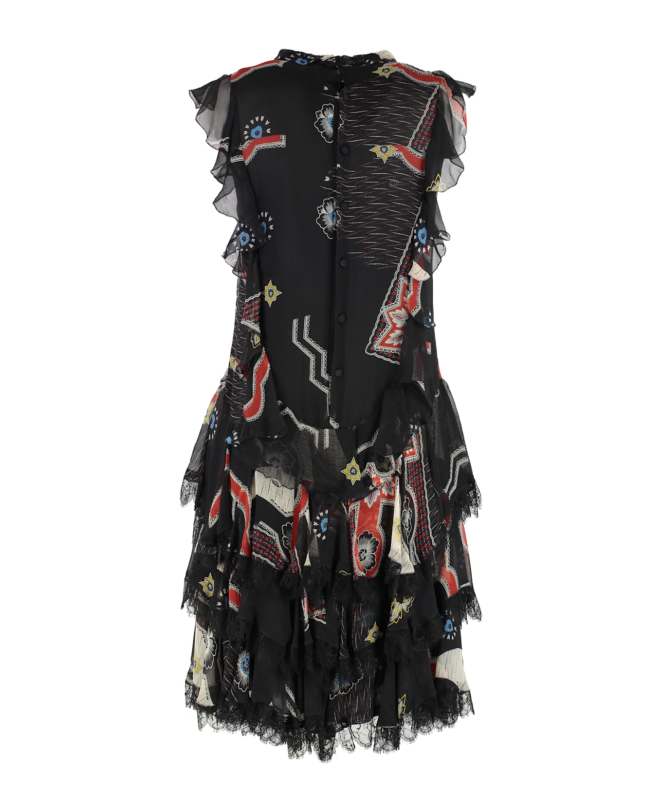 Etro Printed Silk Dress - Multicolor