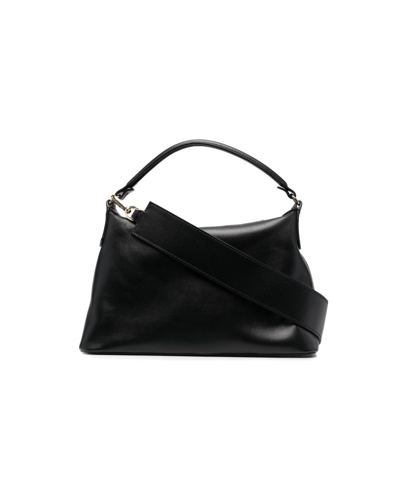Liu-Jo Liu Jo Leonie Hanne Woman's Hobo Black Leather Small Handbag - Black