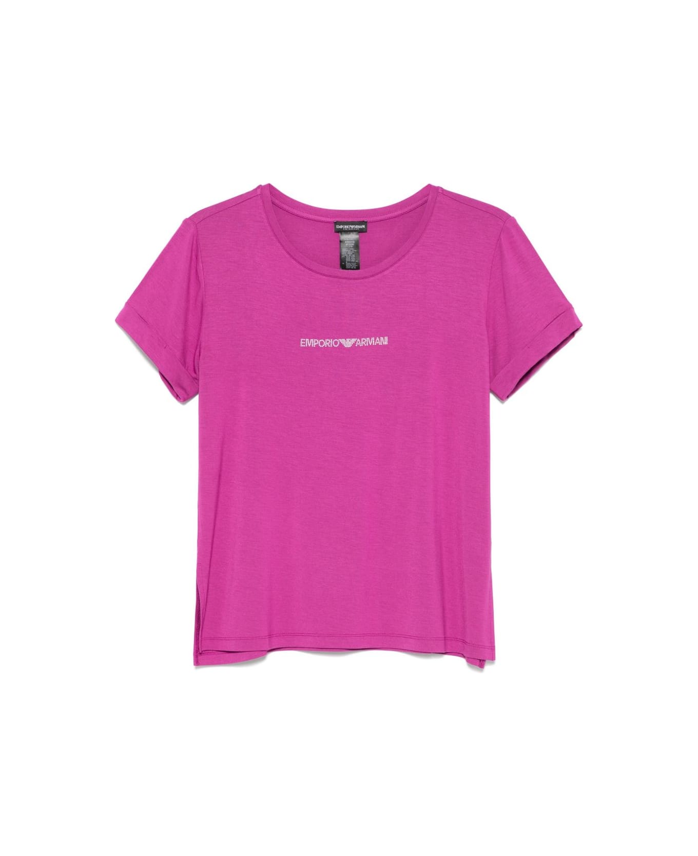 Emporio Armani Logo T-shirt - Purple