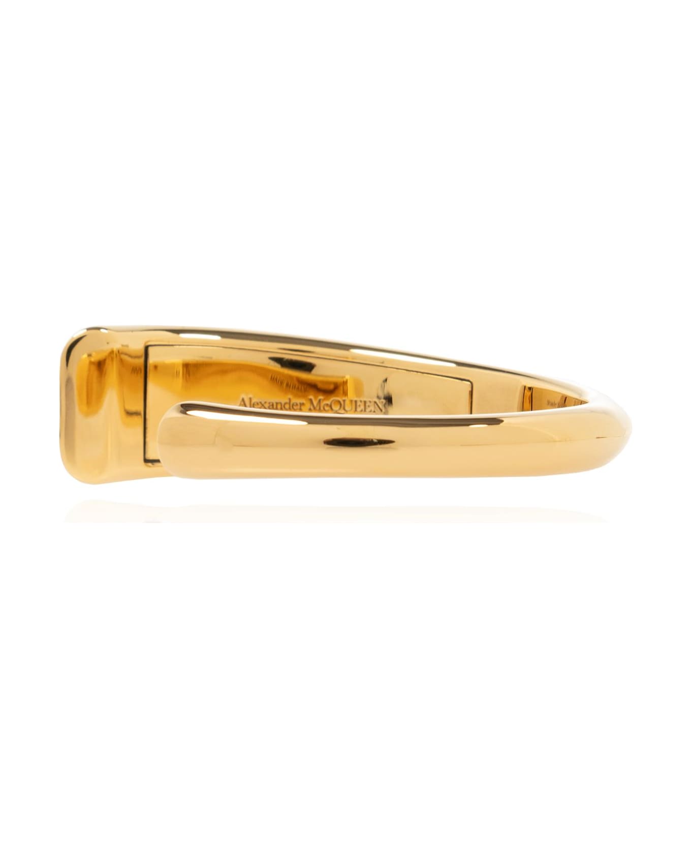 Alexander McQueen Brass Bracelet - Golden