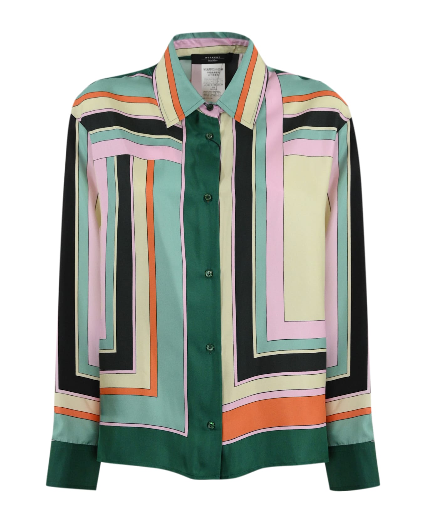 Weekend Max Mara Graphic Printed Button-up Shirt - Multicolor