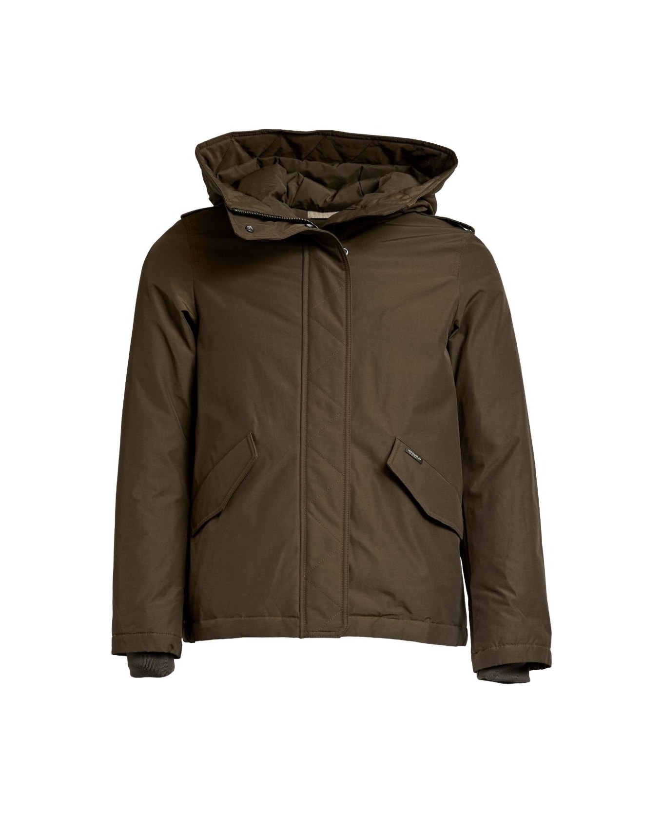 Woolrich Hooded Blouson Jacket - Green