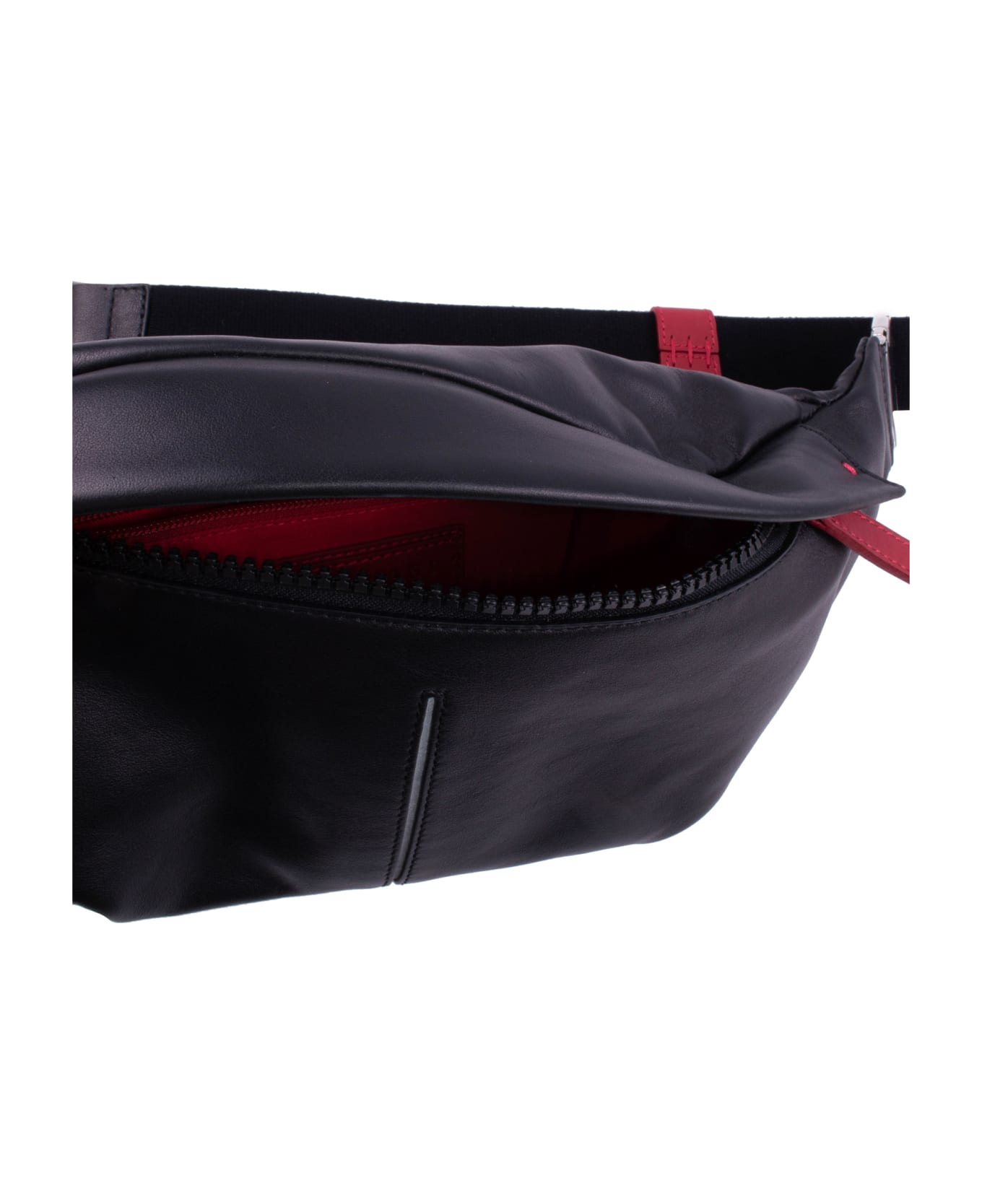 Orciani Leather Pouch - Black
