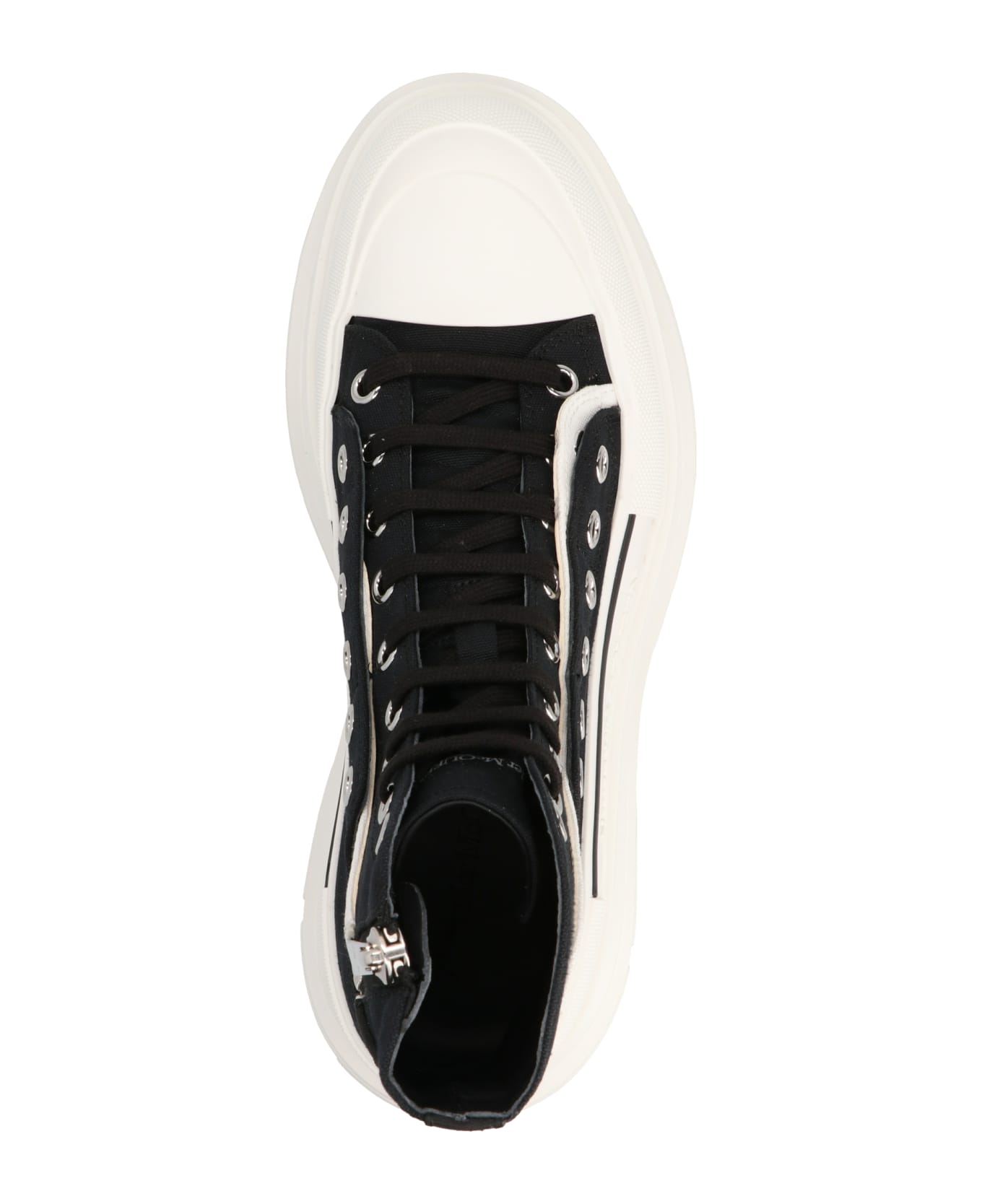 Alexander McQueen 'canvas Sack' Sneakers - White/Black