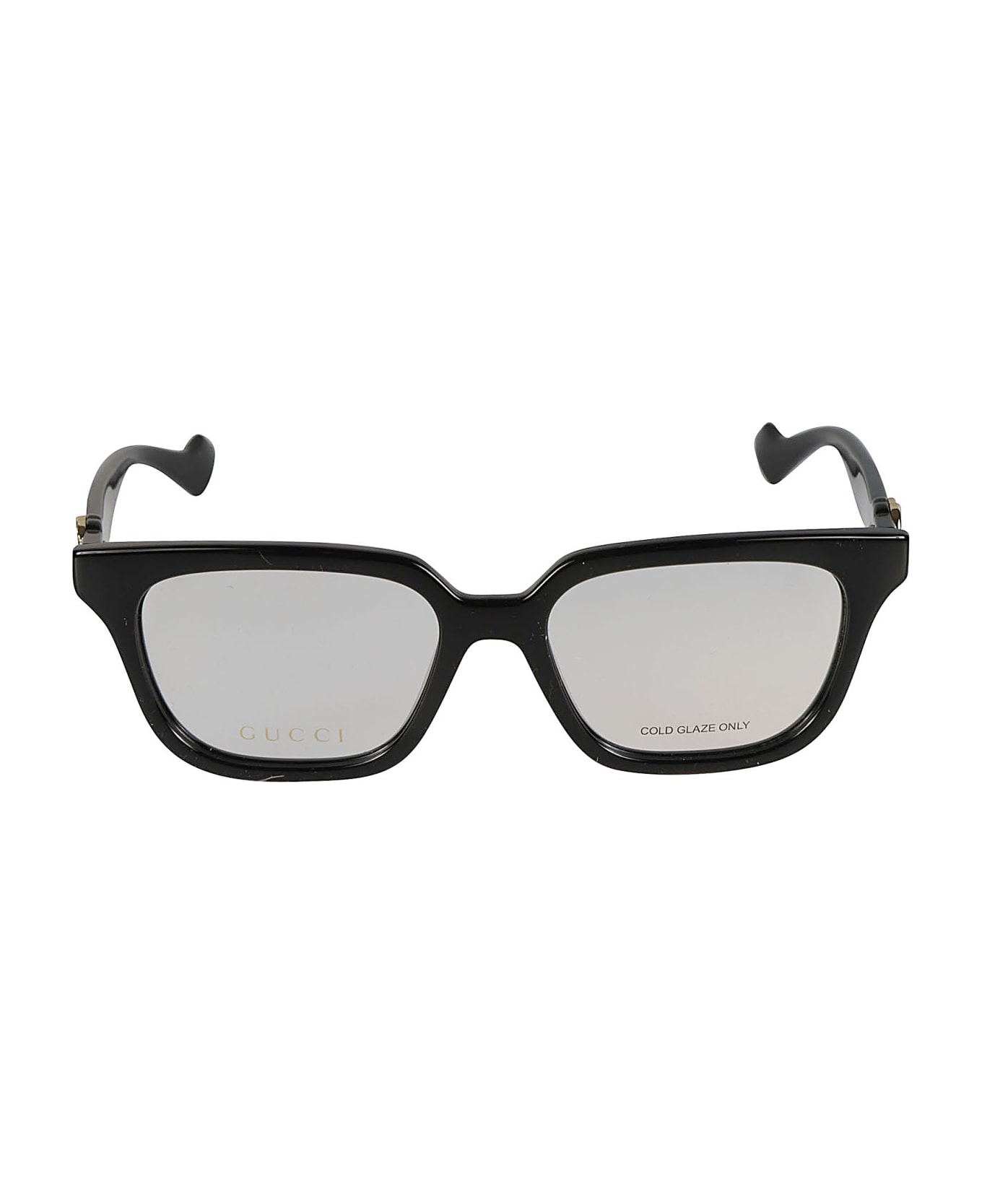 Gucci Eyewear Logo Wayfarer Frame - Black アイウェア