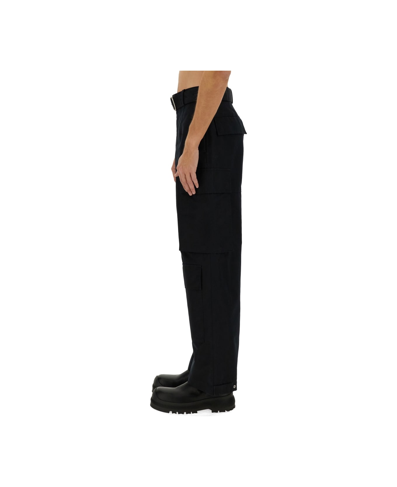 Jil Sander Cargo Pants - BLACK