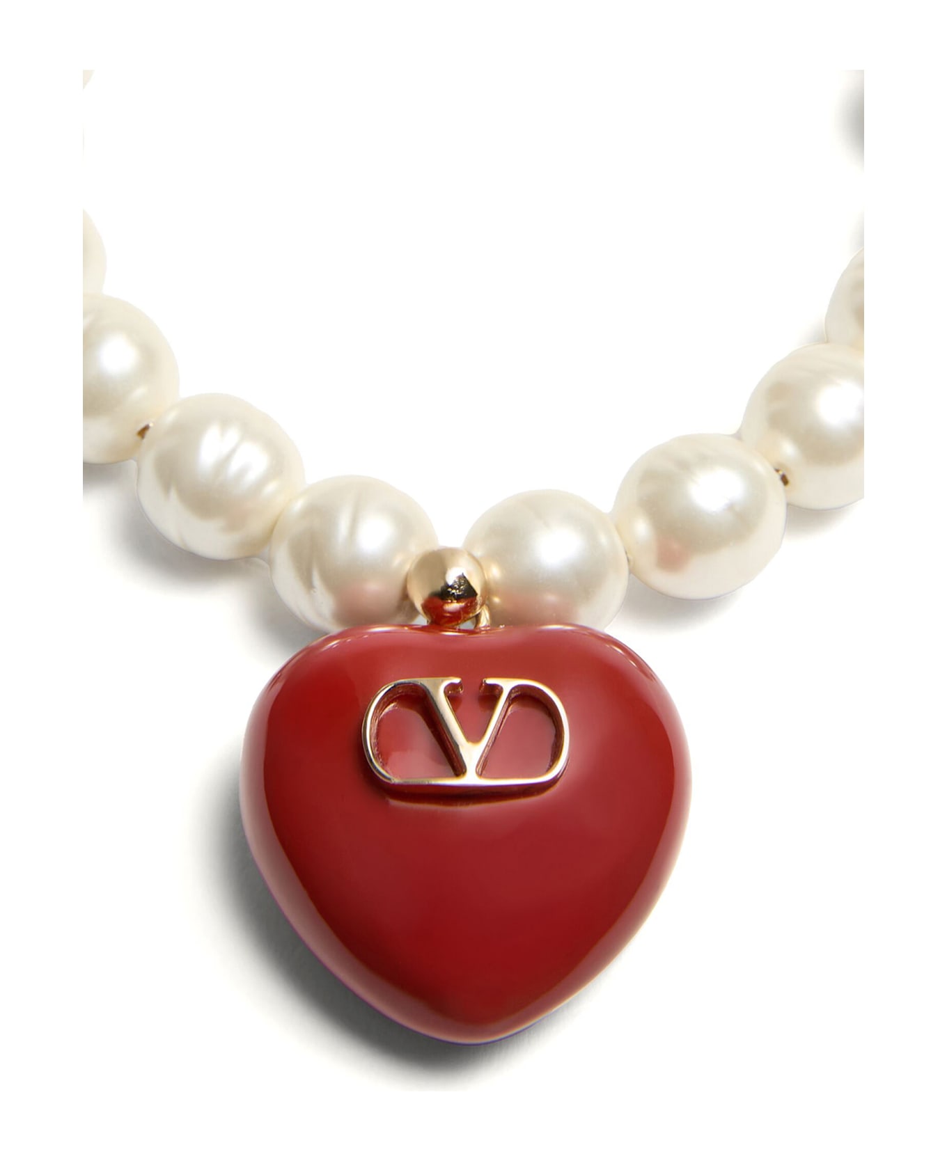 Valentino Garavani 'coeur Royal' Bracelet - White