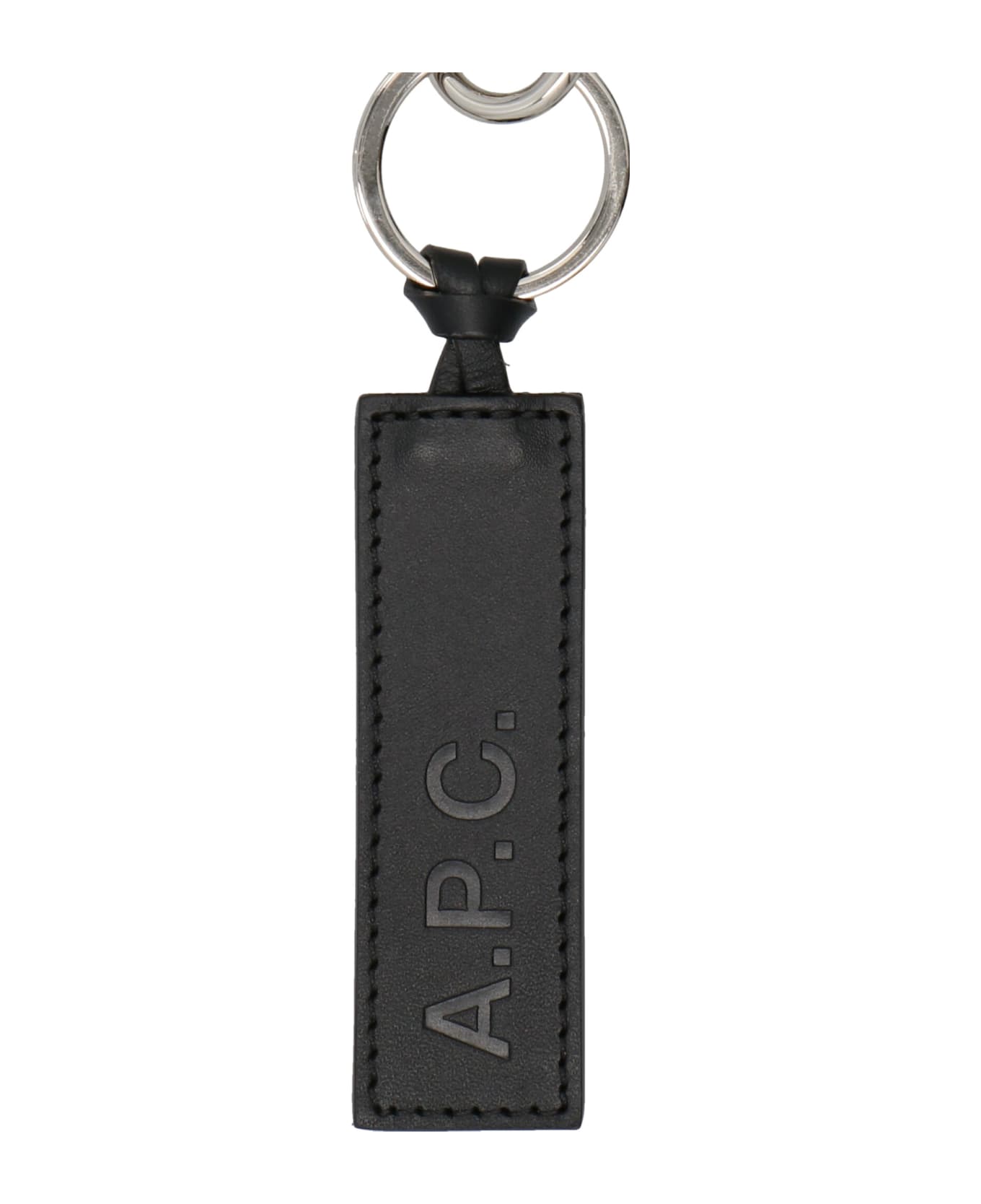 A.P.C. Keychain With Logo - NERO