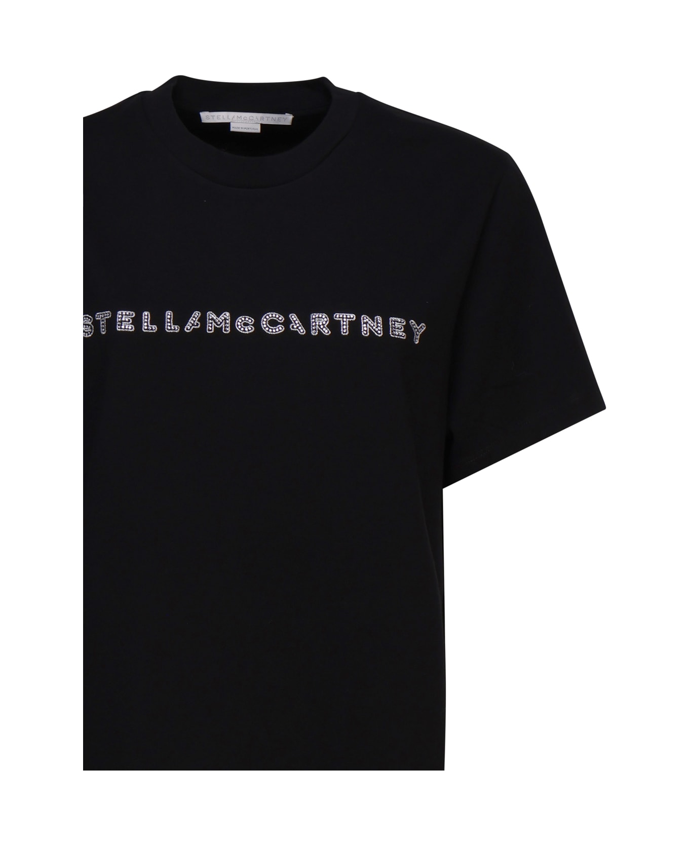 Stella McCartney T-shirt With Logo - Black Tシャツ