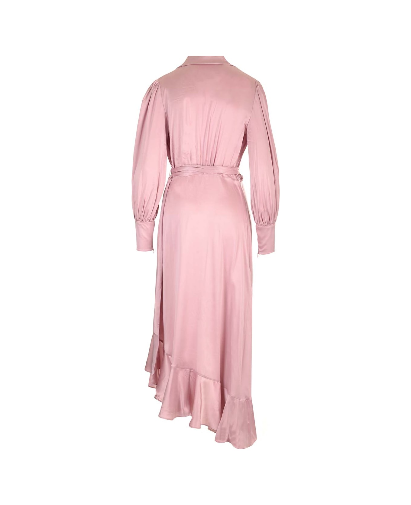 Zimmermann Pale Pink Silk Dress - Pink