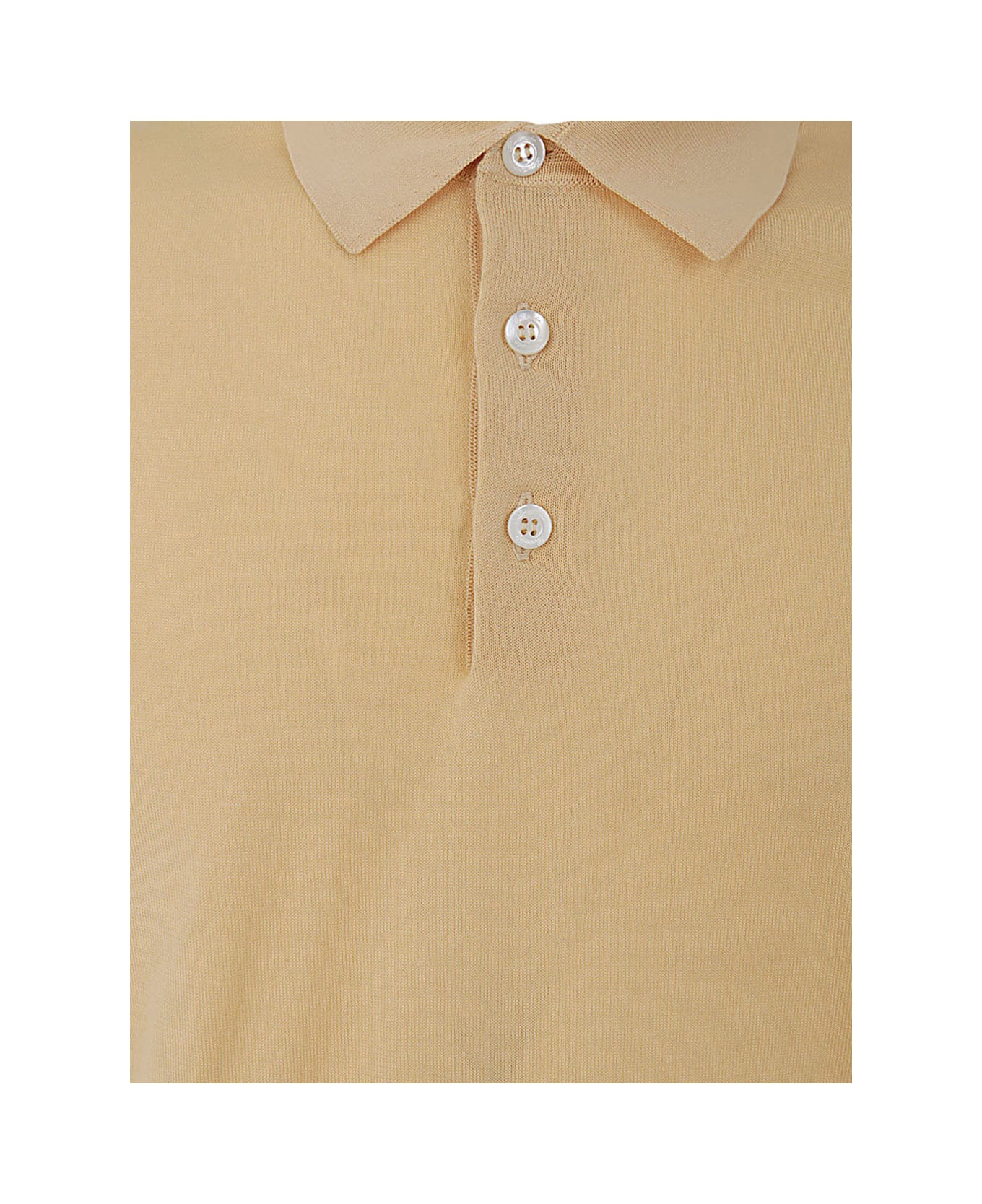 Drumohr Polo Sweater - Yellow ポロシャツ