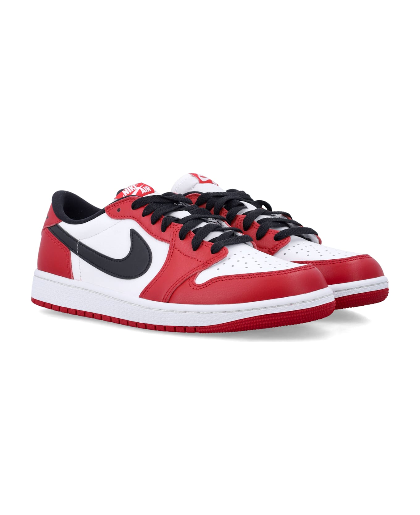 Nike Air Jordan 1 Low Og Chicago Leather Sneakers - VARSITY RED