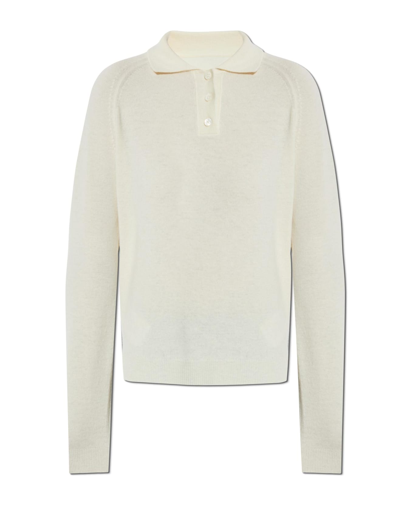 Maison Margiela Wool Polo - NEUTRALS