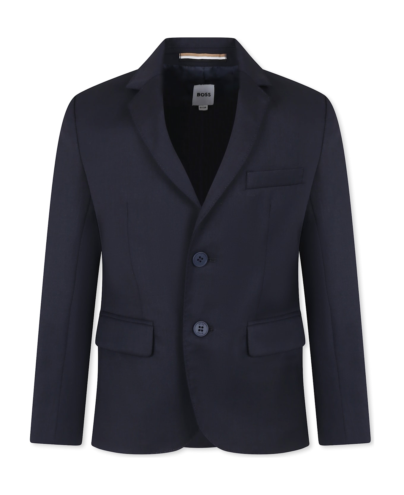 Hugo Boss Blue Jacket For Boy - Blue