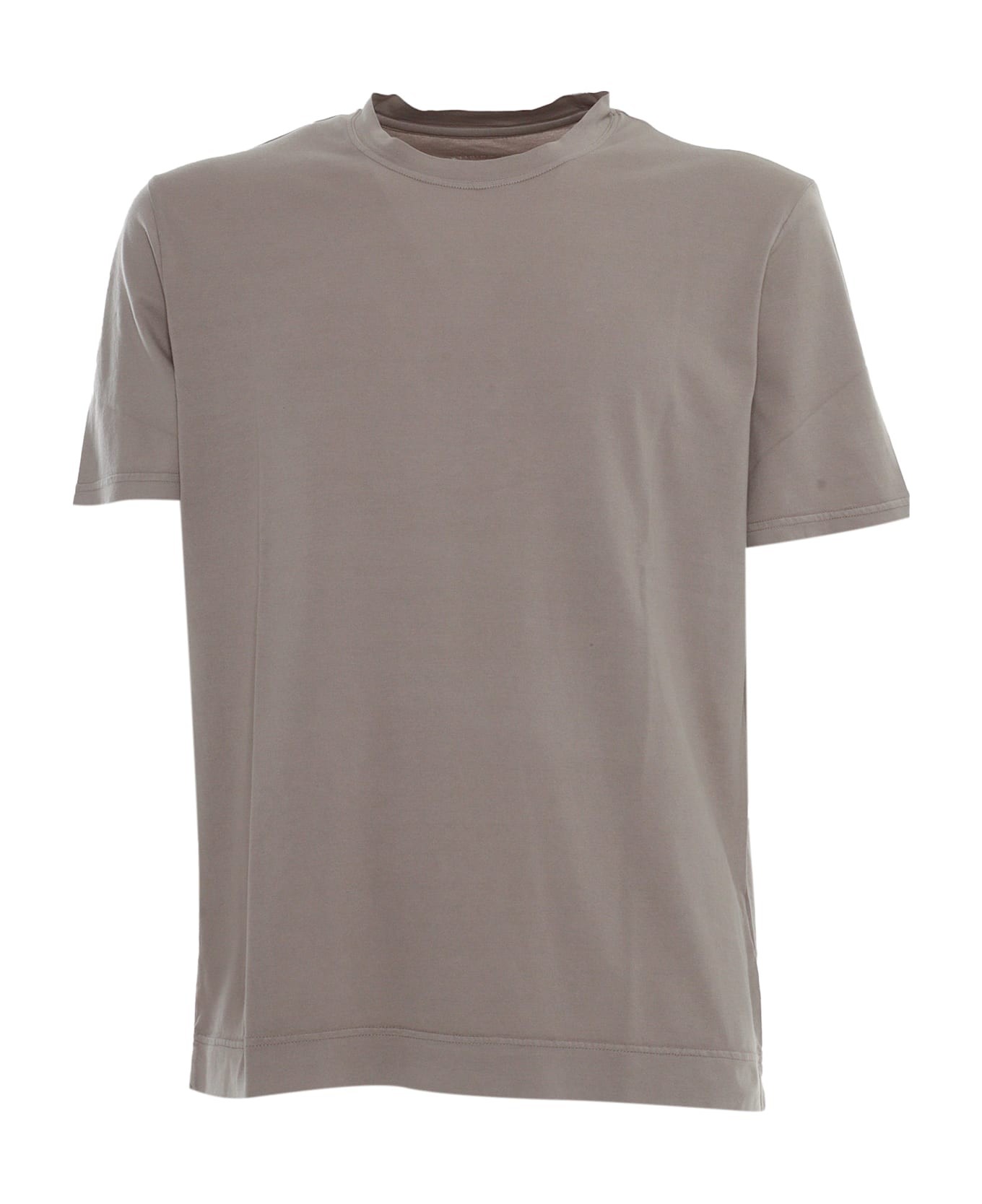 Fedeli T-shirt S/s Knitted Man - BROWN
