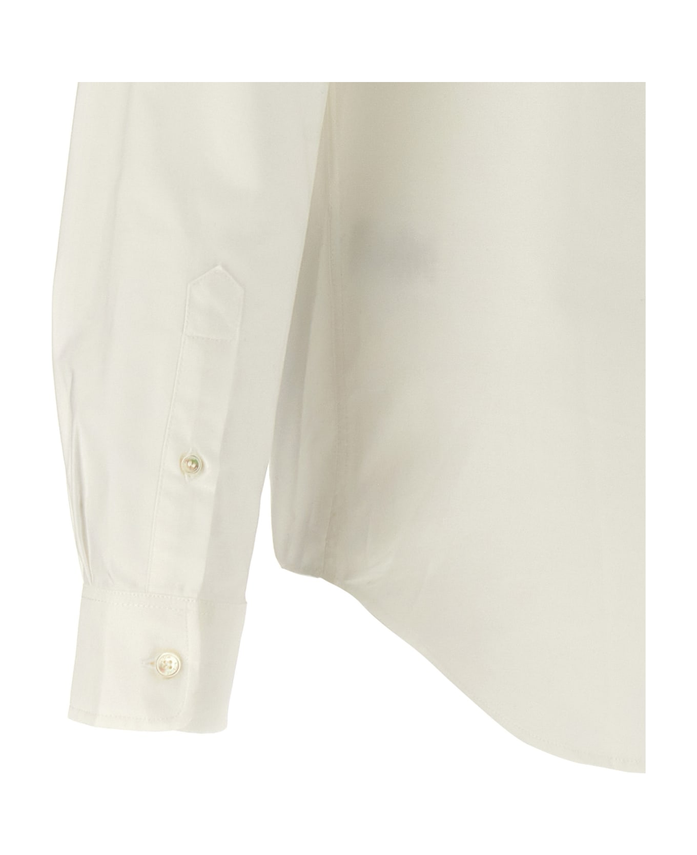 Maison Kitsuné 'mini Fox Head Classic' Shirt - White シャツ
