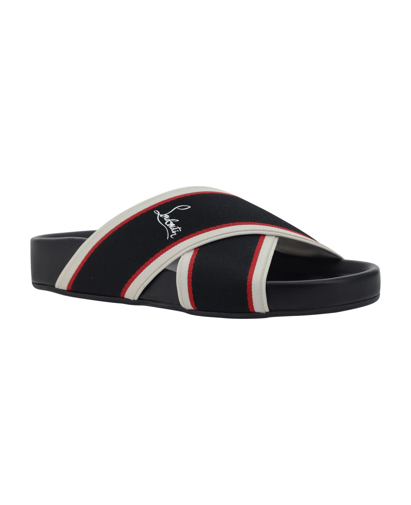 Kyrie Louboutin Hot Cross Bizz Sandals - Black